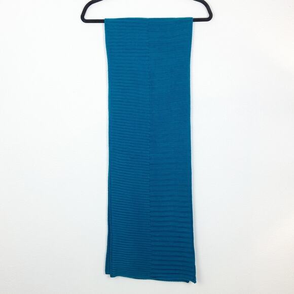Timberland Knit Scarf Teal Blue - Picture 3 of 5